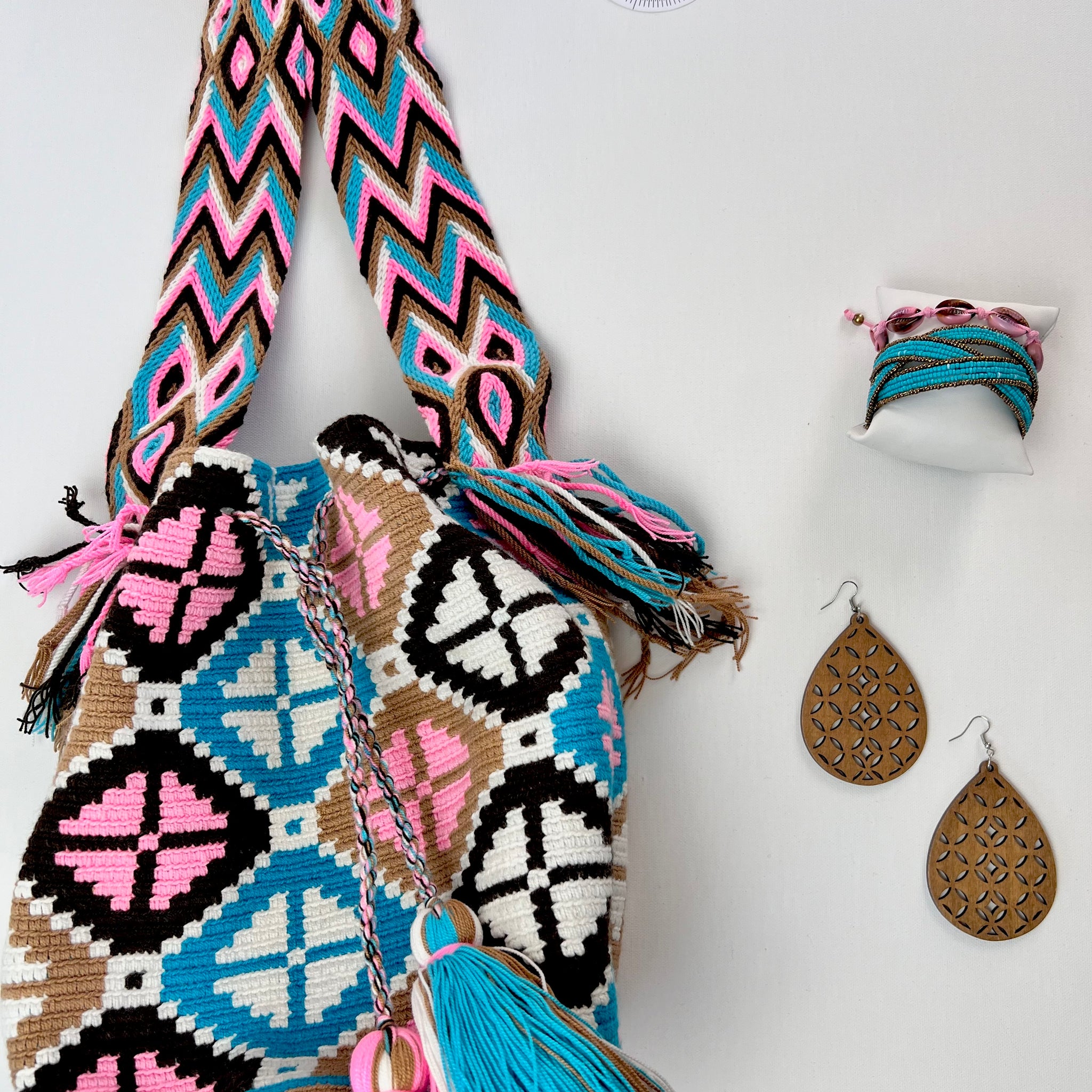 Celeste Wayuu Bucket Bag