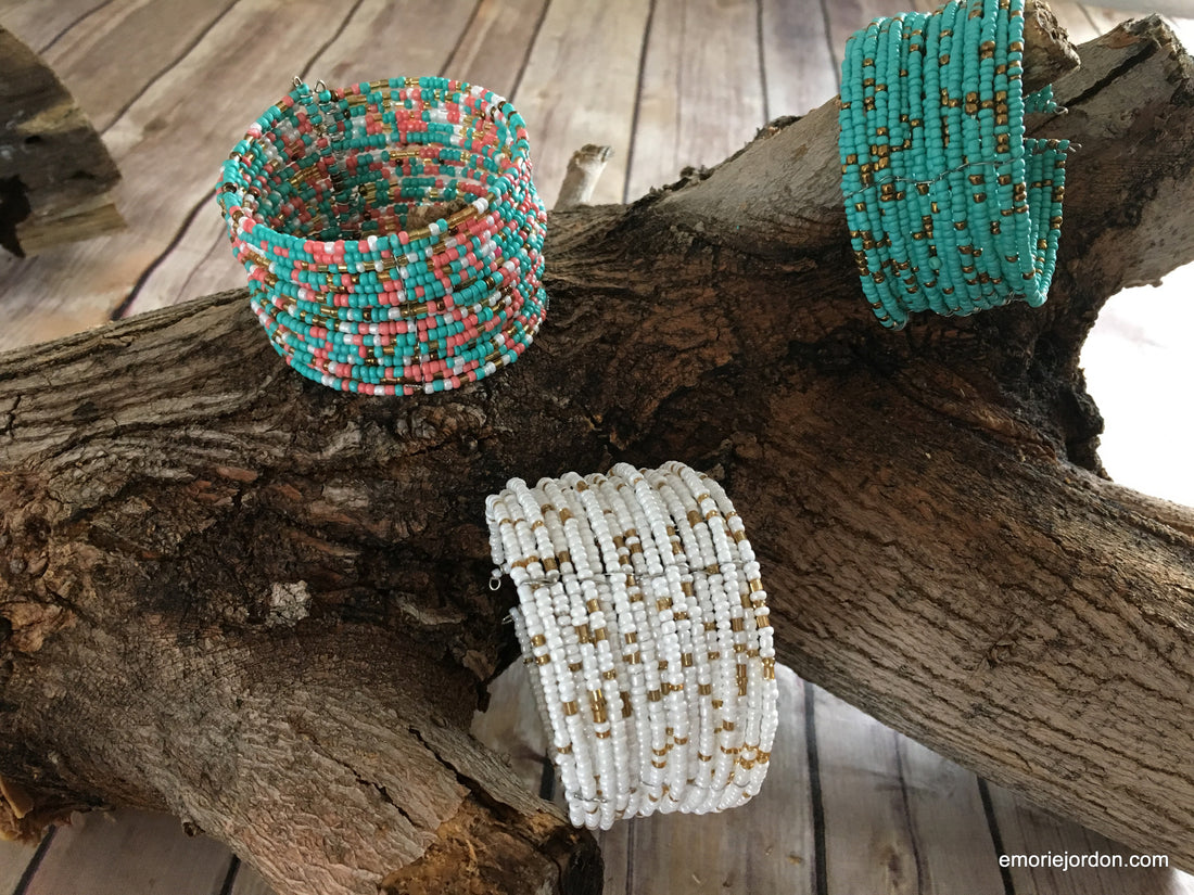 16-Layer Beaded Cuff