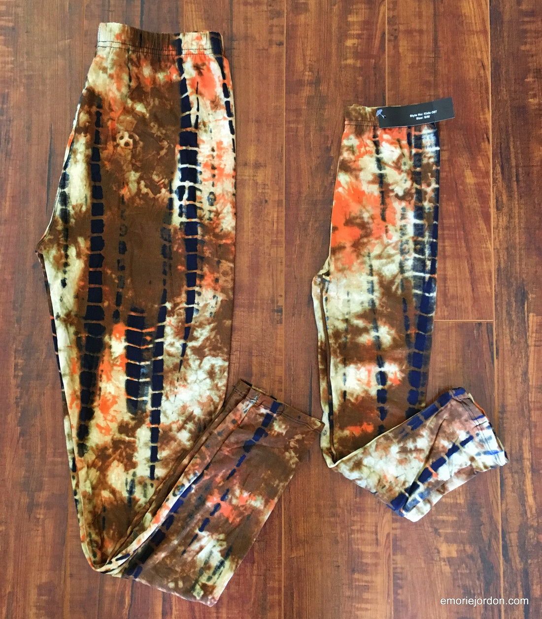 Brown Tie Dye Leggings