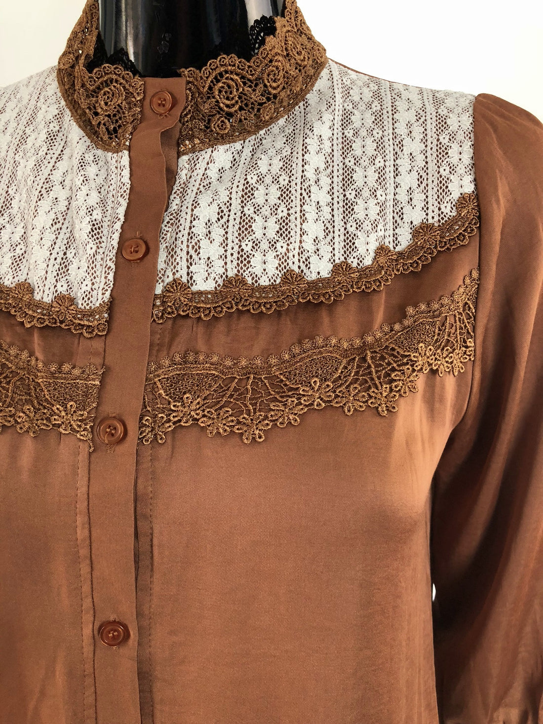 Latte Lace Blouse