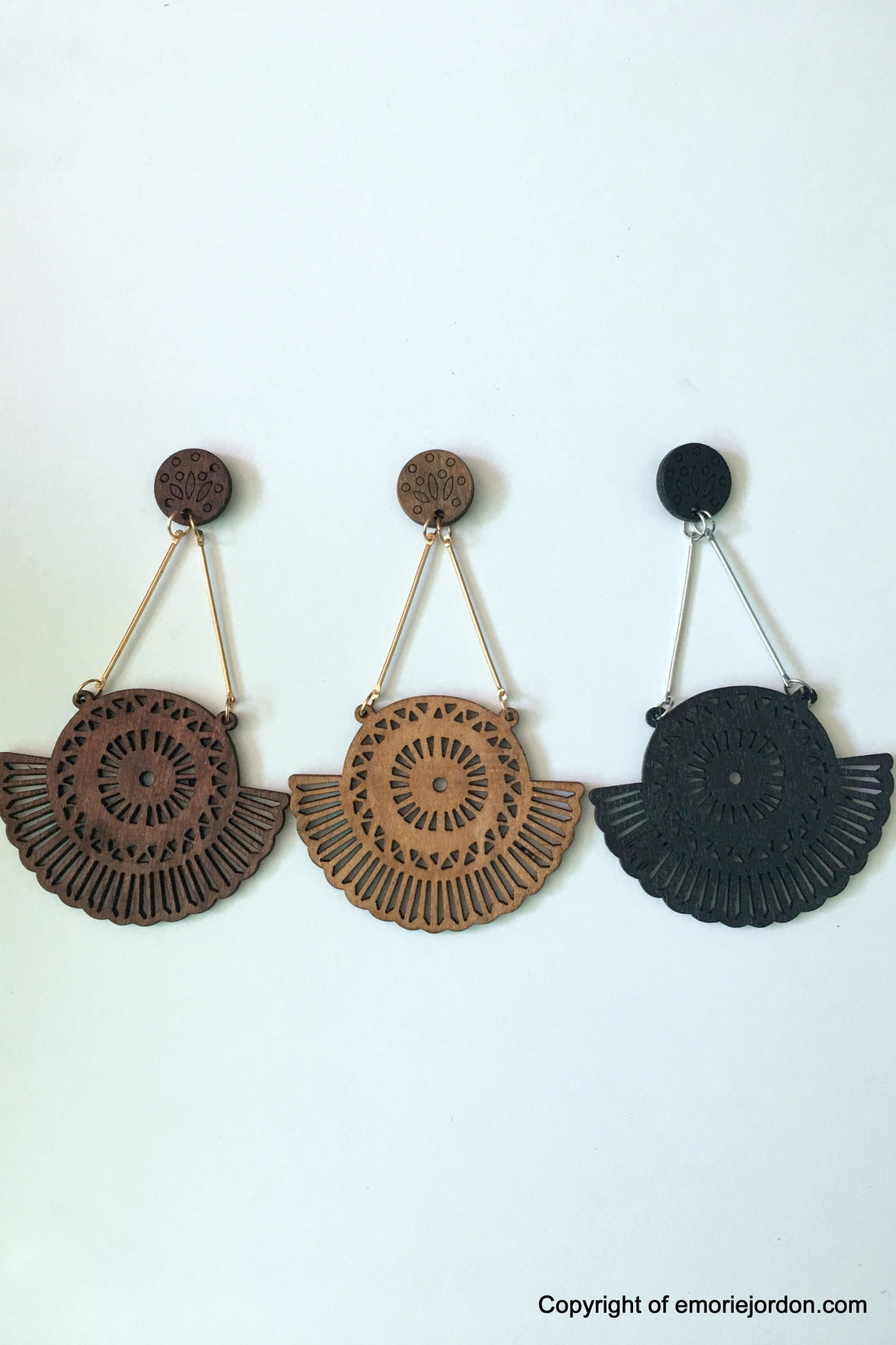 Amena Wooden Earrings