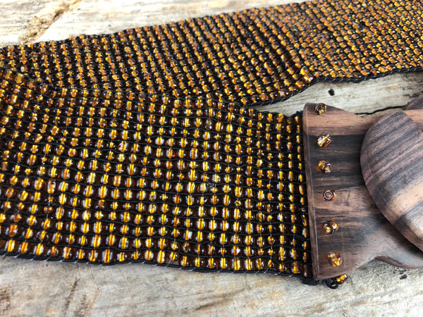 Golden Beaded Belt