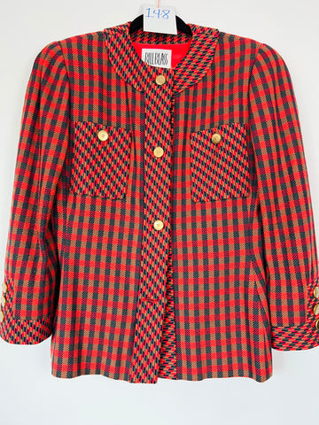 Live: 148 Plaid Bill Blass Blazer