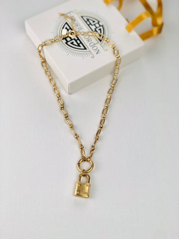 Sisters Keeper Lock Necklace