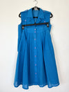 Live: 97 Vintage Cotton Blue 2 PC Skirt Set