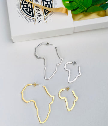 Africa Steel Earrings