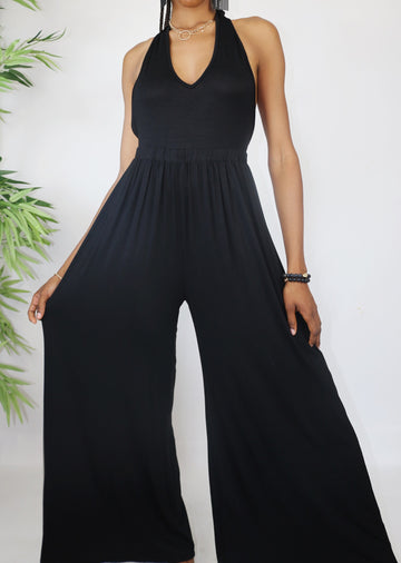 Black Sands Halter Jumpsuit