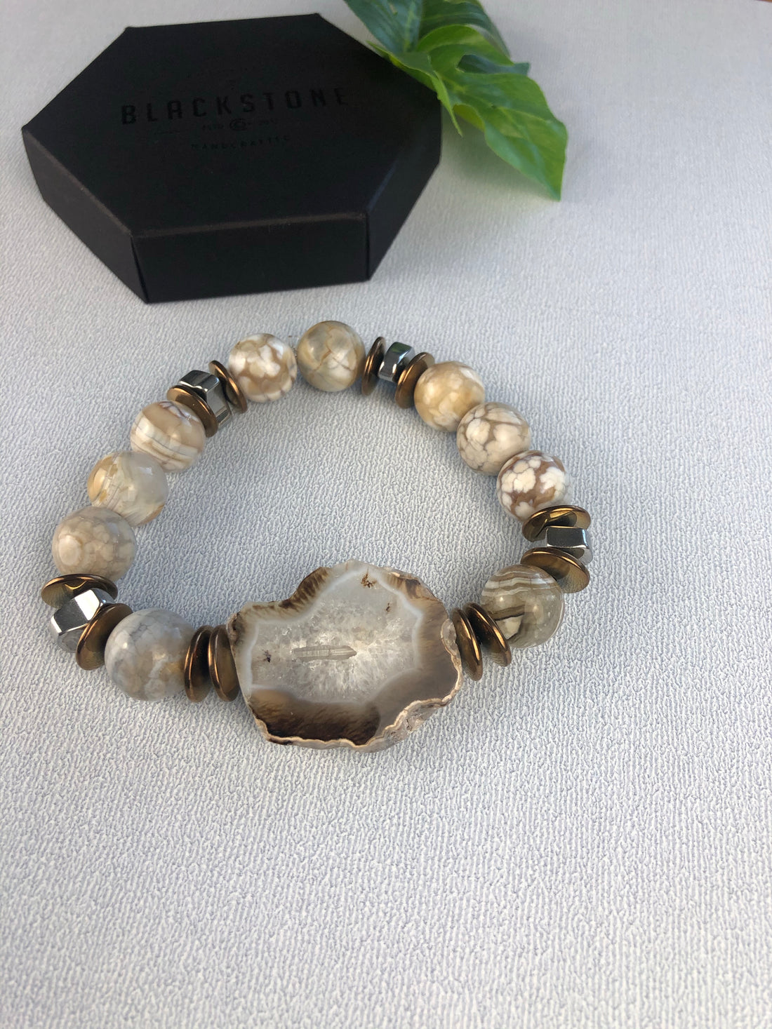 Ivory Agate Bracelet