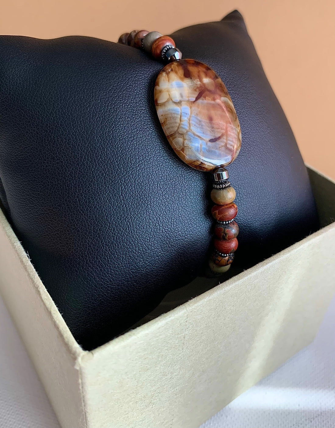 Picasso Jasper and Agate Bracelet