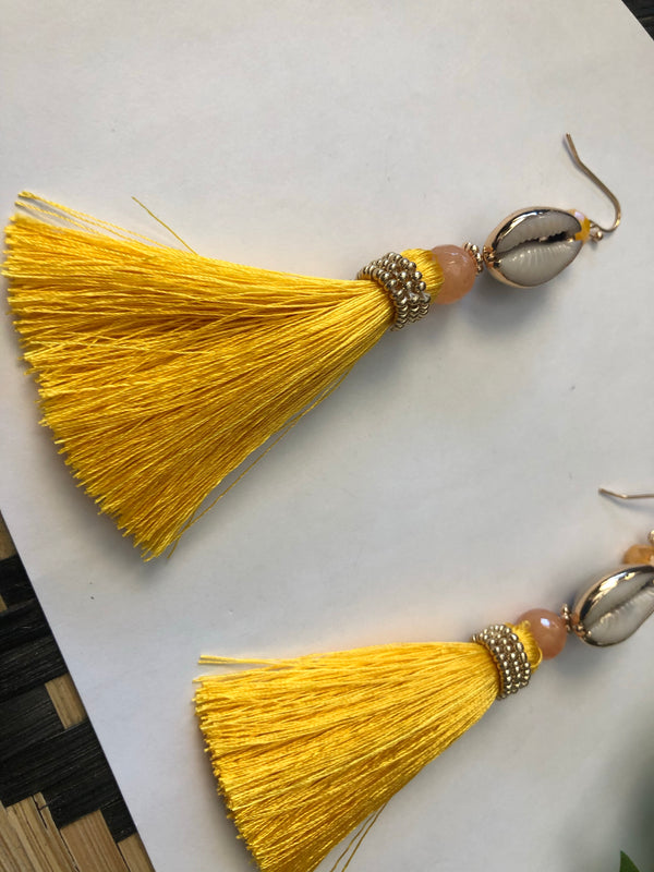 Golden Soul Tassel Earrings