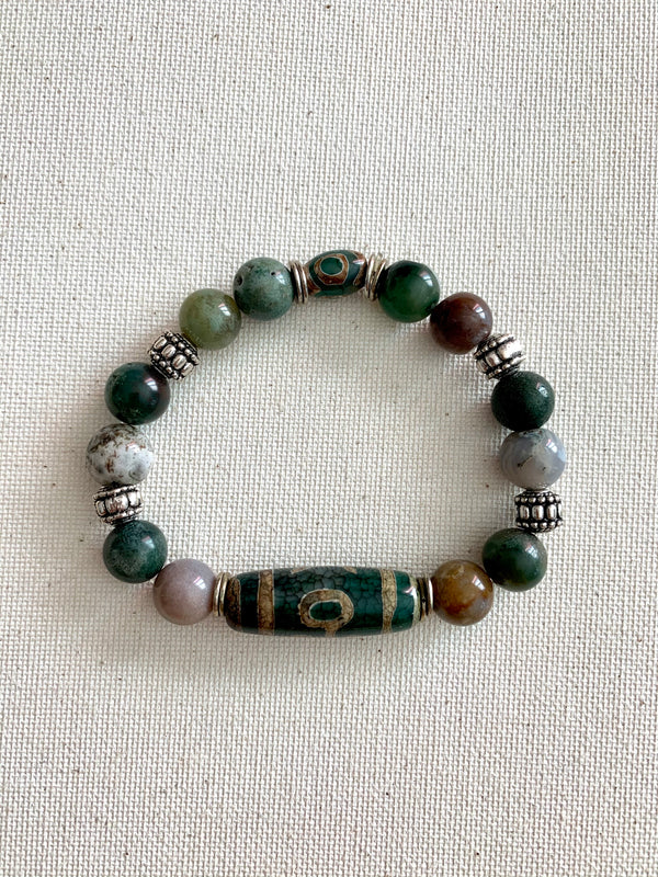 Men’s Agate Stone Bracelet