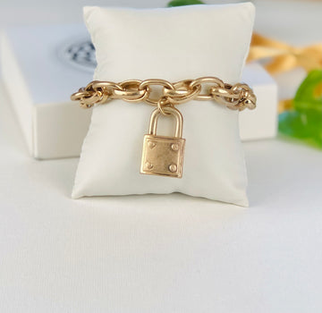 Sister’s Keeper Lock Bracelet