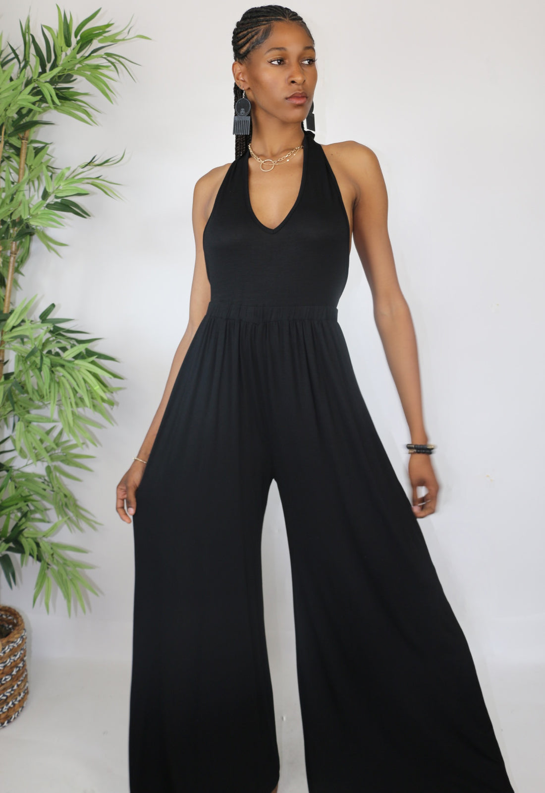 Black Sands Halter Jumpsuit