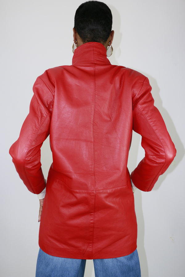 Vintage Leather Coat