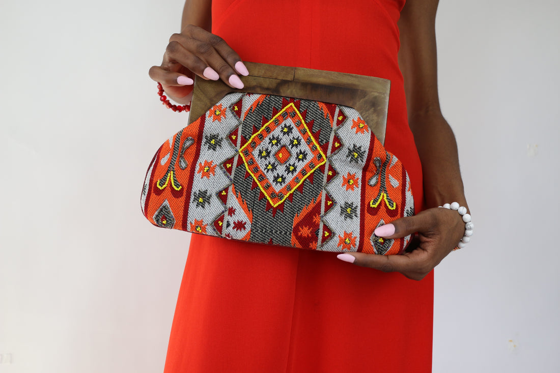 Johari Beaded Clutch