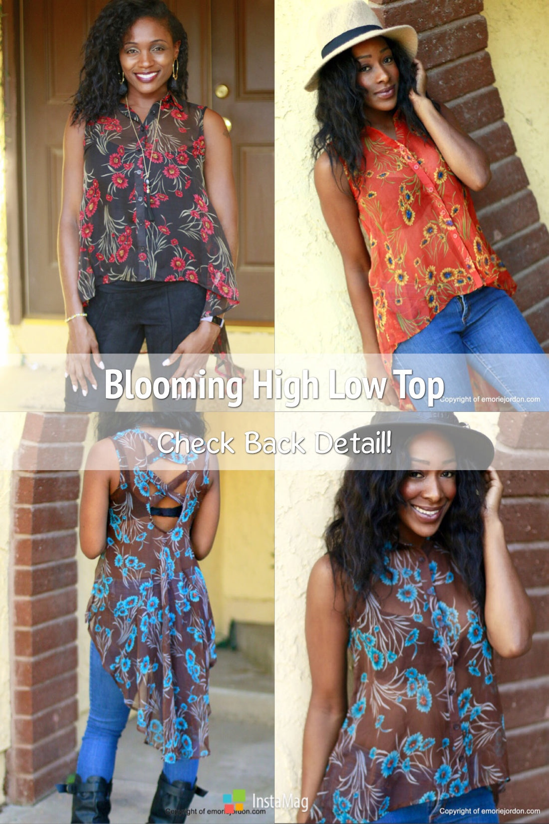 Blooming High-Low Top