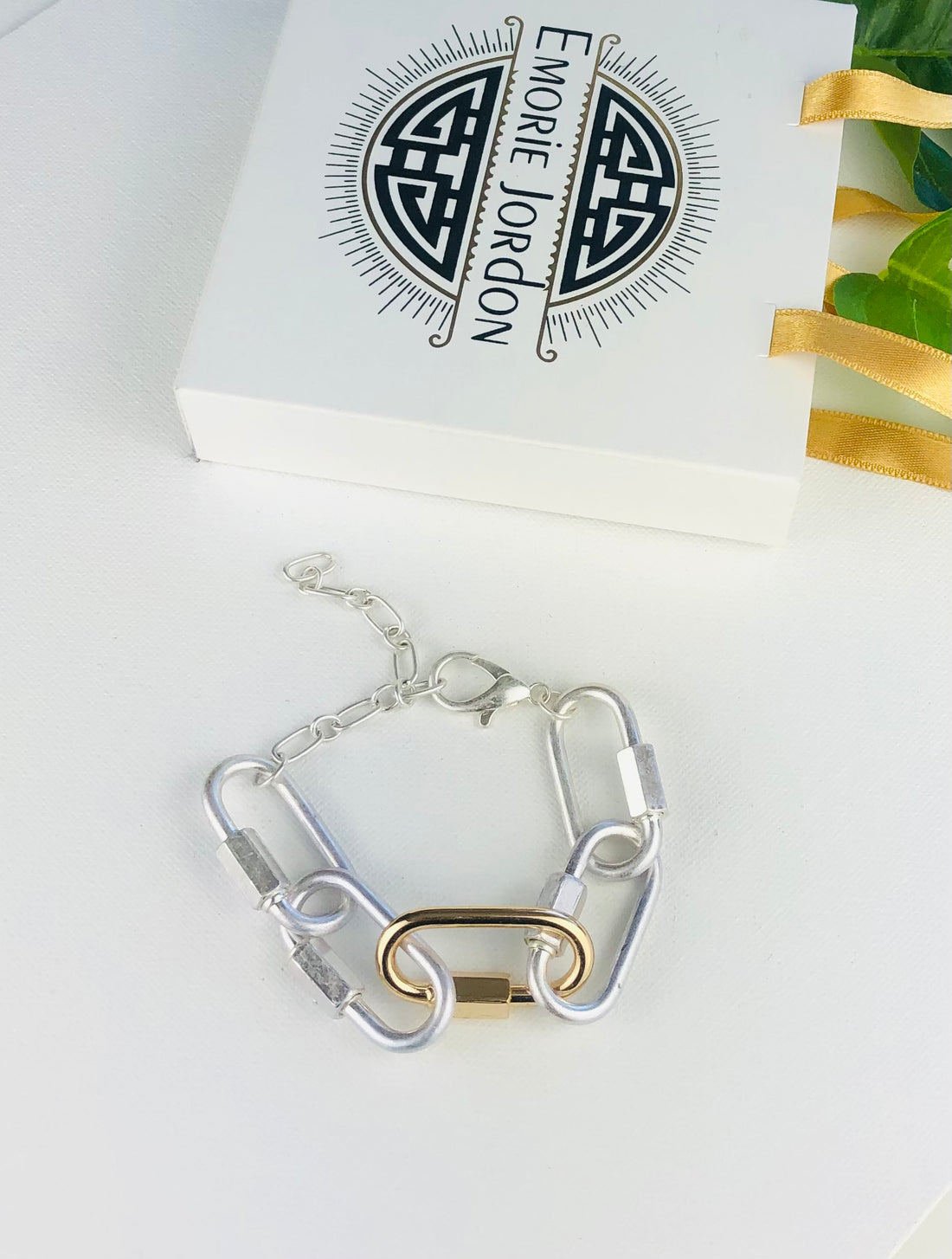 Carabiner Linked Bracelet