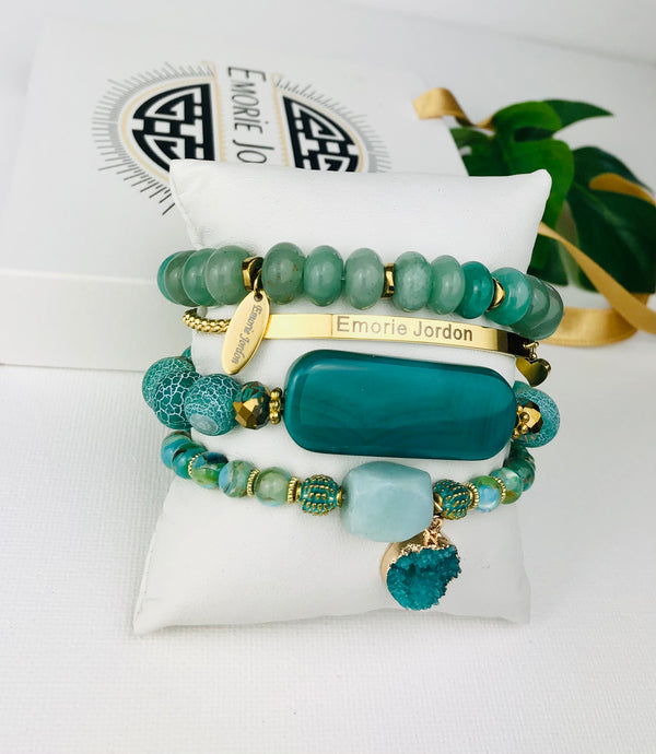 Emerald Manor Bracelet Stack