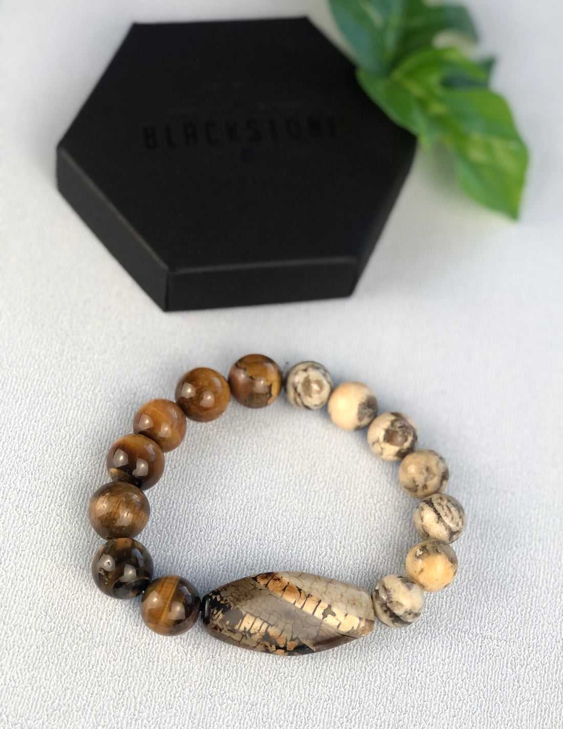 Leopard Stone Duality Bracelet