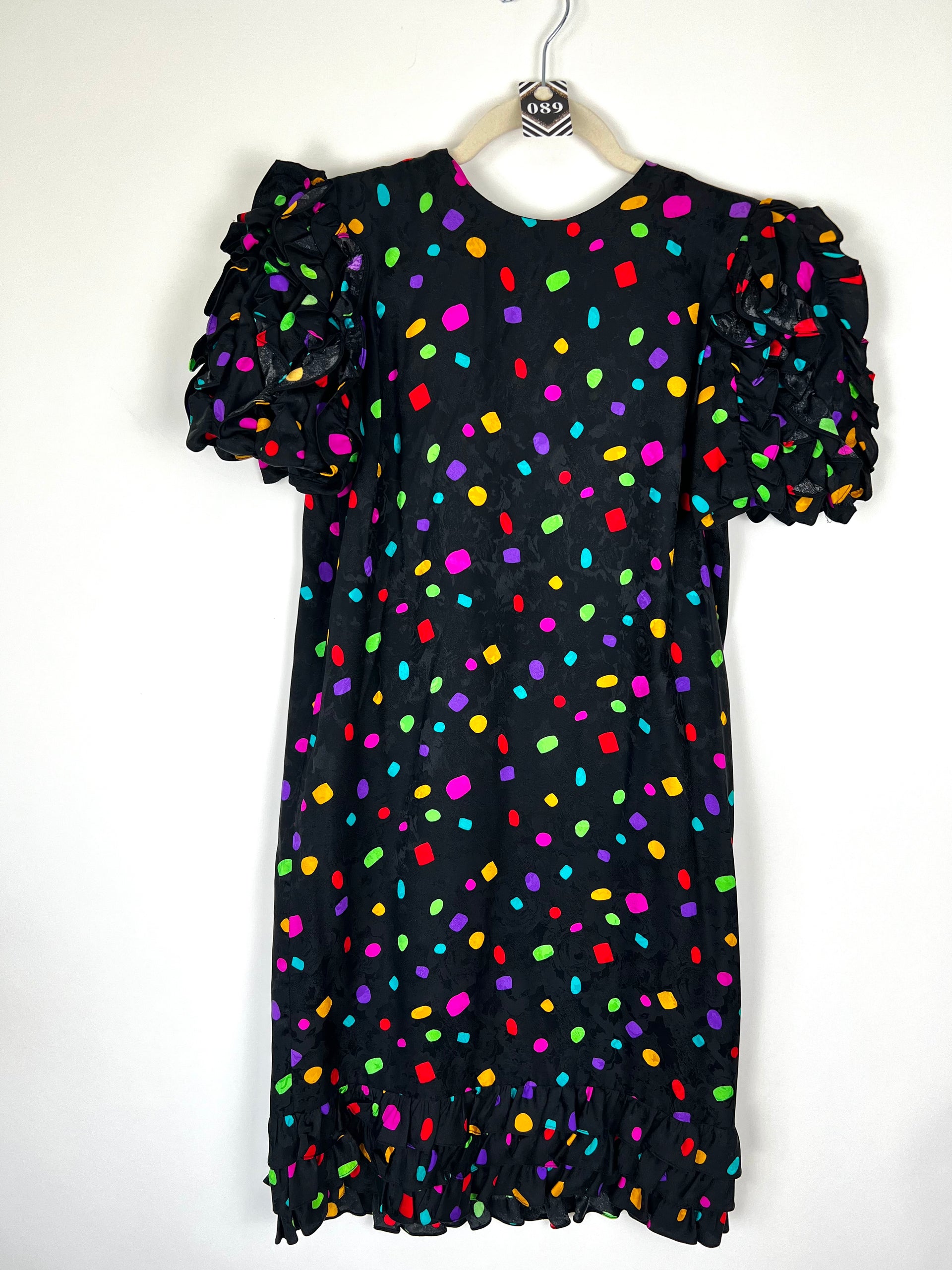 Live: 89 Vintage 80's Confetti Mini Dress